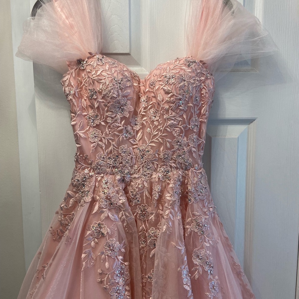 Pink Jovani prom dress size 0